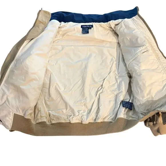 Nautica Challenge J-Class Sailing Brown Vintage 90’s Jacket Coat Men Size Small - Picture 6 of 11